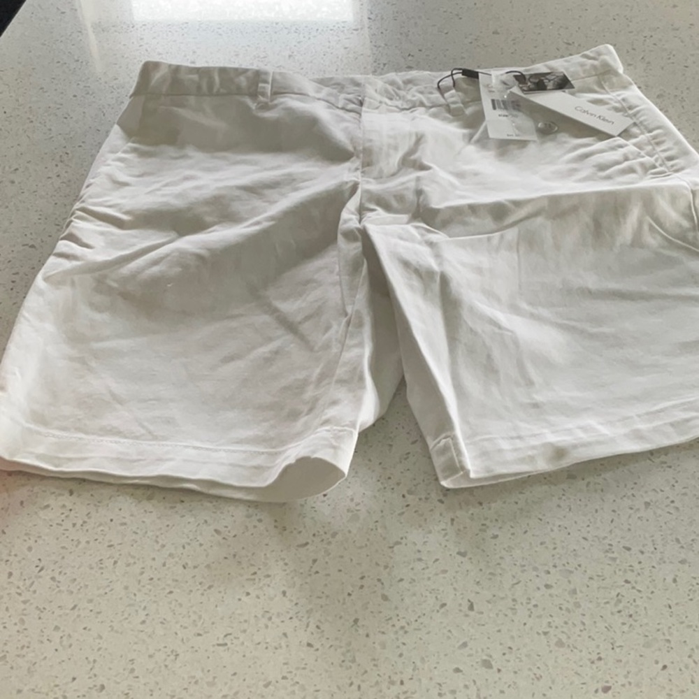 Calvin Klein shorts.